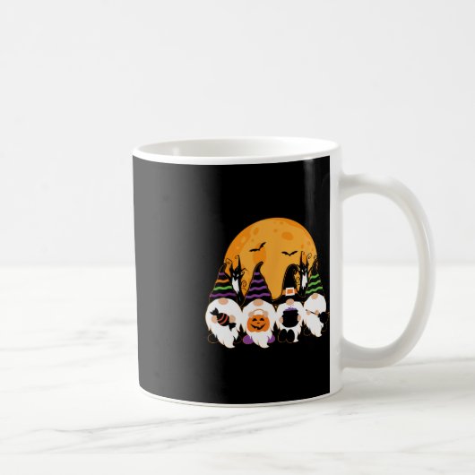 Niedlicher Halloween-Gnome-Spooky-Gartentrick oder Kaffeetasse (Rechts)