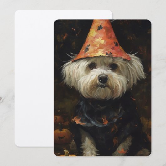 Niedlicher Halloween-Hund (Vorne/Hinten)