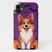 Niedlicher Halloween-Hund Case-Mate iPhone Hülle (Rückseite)