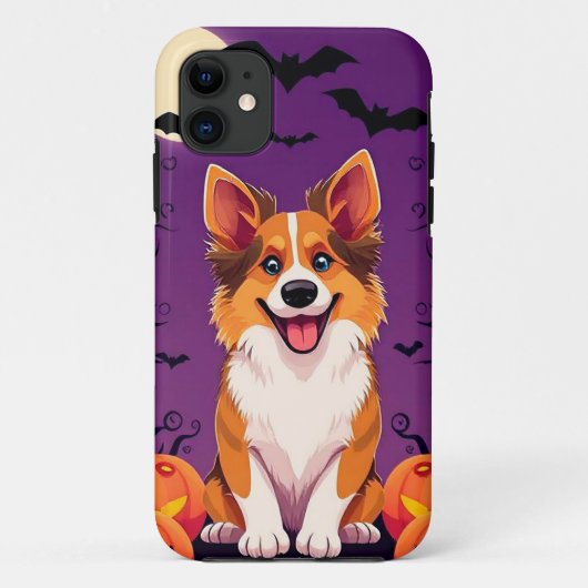 Niedlicher Halloween-Hund Case-Mate iPhone Hülle (Rückseite)