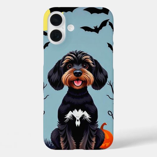 Niedlicher Halloween-Hund Case-Mate iPhone Hülle (Rückseite)