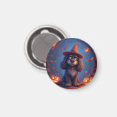 Niedlicher Halloween-Hund Magnet (Vorderseite/Rückseite)