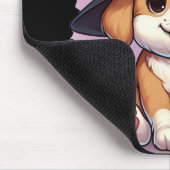 Niedlicher Halloween-Hund/Welpe Mousepad (Ecke)