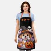 Niedlicher Halloween-Hund/Welpe Schürze (Getragen)