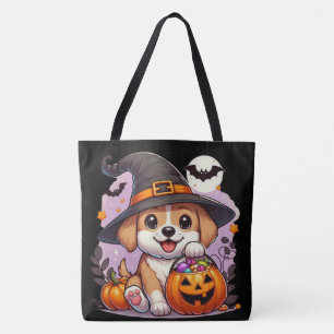 Niedlicher Halloween-Hund/Welpe Tasche