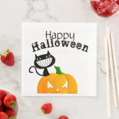 Niedlicher Halloween Kids Trick oder Treat Serviette (Beispiel)