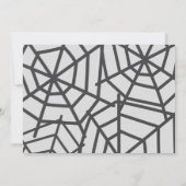 Niedlicher Halloween-Kindergeburtstag Einladung (Rückseite)