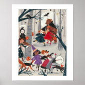 Niedlicher Halloween-Kinderkostüm-Trick und Lecker Poster (Vorne)