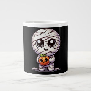 Niedlicher Halloween-Kürbis Jumbo-Tasse