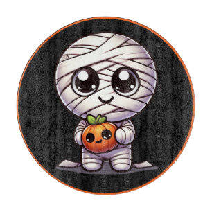 Niedlicher Halloween-Kürbis Schneidebrett