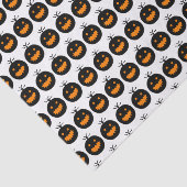 Niedlicher Halloween-Kürbis Seidenpapier (Ausschnitt)