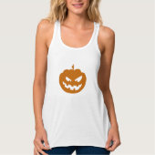 Niedlicher Halloween-Kürbis Tank Top (Vorderseite)