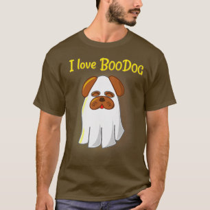 Niedlicher Halloween-Mops in Ghost-Kostüm 1465 T-Shirt