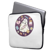 Niedlicher Halloween Nurse Oversifizierter T - Shi Laptopschutzhülle (Vorderseite Links)