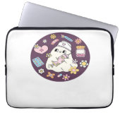 Niedlicher Halloween Nurse Oversifizierter T - Shi Laptopschutzhülle (Vorderseite)