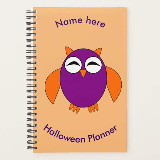 Niedlicher Halloween-Planer Planer (Vorderseite)