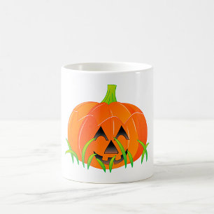 Niedlicher Halloween Pumpkin Jack-O-Lantern Kaffeetasse