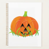 Niedlicher Halloween Pumpkin Jack-O-Lantern Planer (Vorderseite)