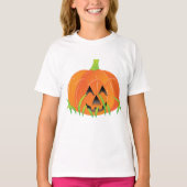 Niedlicher Halloween Pumpkin Jack-O-Lantern T-Shirt (Vorderseite)