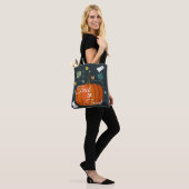 Niedlicher Halloween Pumpkin und Geistertrick oder Tasche (Am Model)