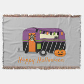 Niedlicher Halloween RV Camper individuell einstel Decke (Vorderseite)