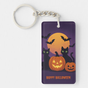 Niedlicher Halloween-Schlüsselanhänger - Schwarze  Schlüsselanhänger