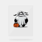Niedlicher Halloween Sloth T - Shirt Adorable and  Acrylschild (Vorderseite)