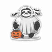 Niedlicher Halloween Sloth T - Shirt Adorable and Aufkleber (Vorderseite)