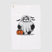 Niedlicher Halloween Sloth T - Shirt Adorable and Golfhandtuch (Vorderseite)