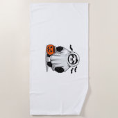 Niedlicher Halloween Sloth T - Shirt Adorable and  Strandtuch (Vorderseite)