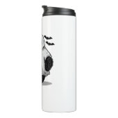 Niedlicher Halloween Sloth T - Shirt Adorable and  Thermosbecher (Nach rechts gedreht)