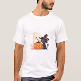 "Niedlicher Halloween-Squad | Kawaii Ghost & Pumpk T-Shirt