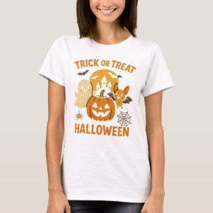 Niedlicher Halloween-T - Shirt Funny Ghost, Pump