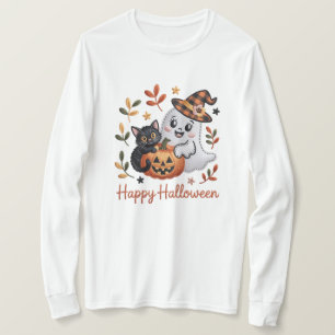 Niedlicher Halloween-T - Shirt - Whimsikstiere