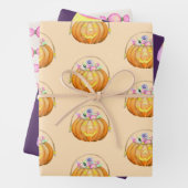 Niedlicher Halloween Trick oder Treat Candy Geschenkpapier Set (Beispiel)