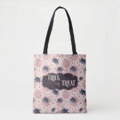 Niedlicher Halloween-Trick oder Treat Spinnen und  Tasche (Vorderseite)