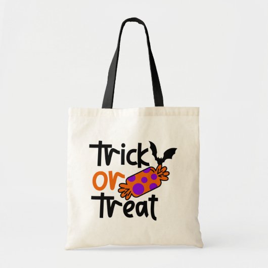 Niedlicher Halloween-Trick oder Treattote-Beutel Tragetasche (Vorne)