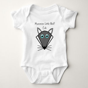 Niedlicher Halloween Wolf Custom Baby Strampler