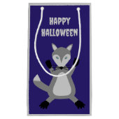 Niedlicher Halloween Wolf Custom Kleine Geschenktüte (Vorderseite)
