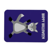 Niedlicher Halloween Wolf Custom Magnet (Horizontal)