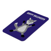 Niedlicher Halloween Wolf Custom Magnet (Linke Seite)