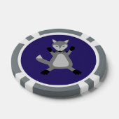 Niedlicher Halloween Wolf Custom Pokerchips (Einzeln)