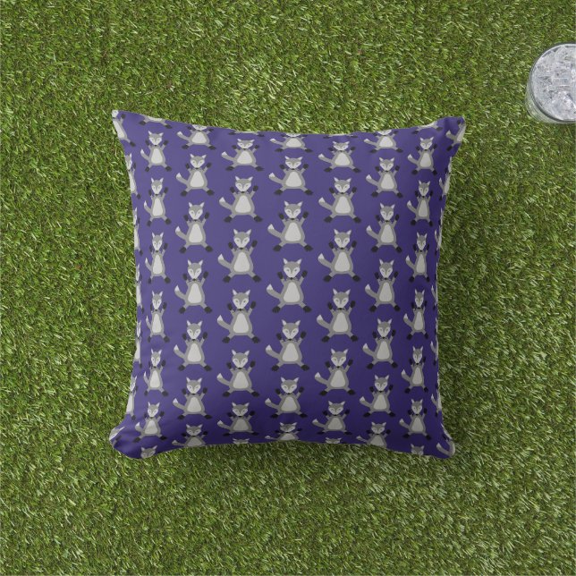 Niedlicher Halloween Wolf Gemustert Kissen (Golfball-Marker)