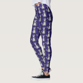 Niedlicher Halloween Wolf Gemustert Leggings (Links)