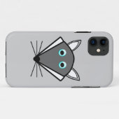Niedlicher Halloween Wolf iPhone Case (Rückseite (Horizontal))