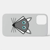Niedlicher Halloween Wolf iPhone Case (Rückseite (Horizontal))