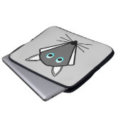 Niedlicher Halloween Wolf Laptop Sleeve (Vorne Knopf)