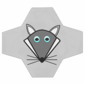 Niedlicher Halloween Wolf Soccer Ball (Flach)
