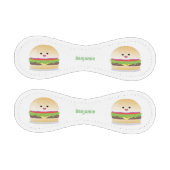 Niedlicher Hamburger-Cartoon Baseball (Paneele)