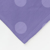 Niedlicher Hamburger-Cartoon Fleecedecke (Ecke)